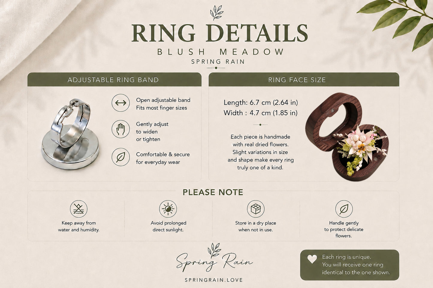 Blush Meadow Ring