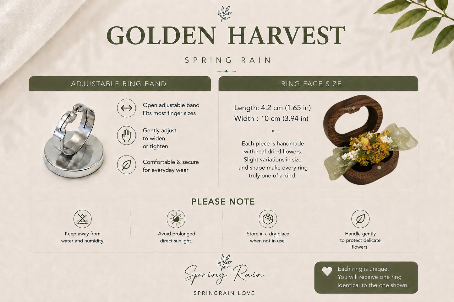 Golden Harvest Ring