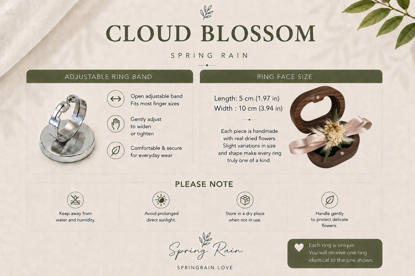 Cloud Blossom Ring