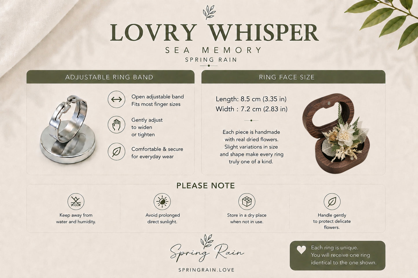 Ivory Whisper Ring