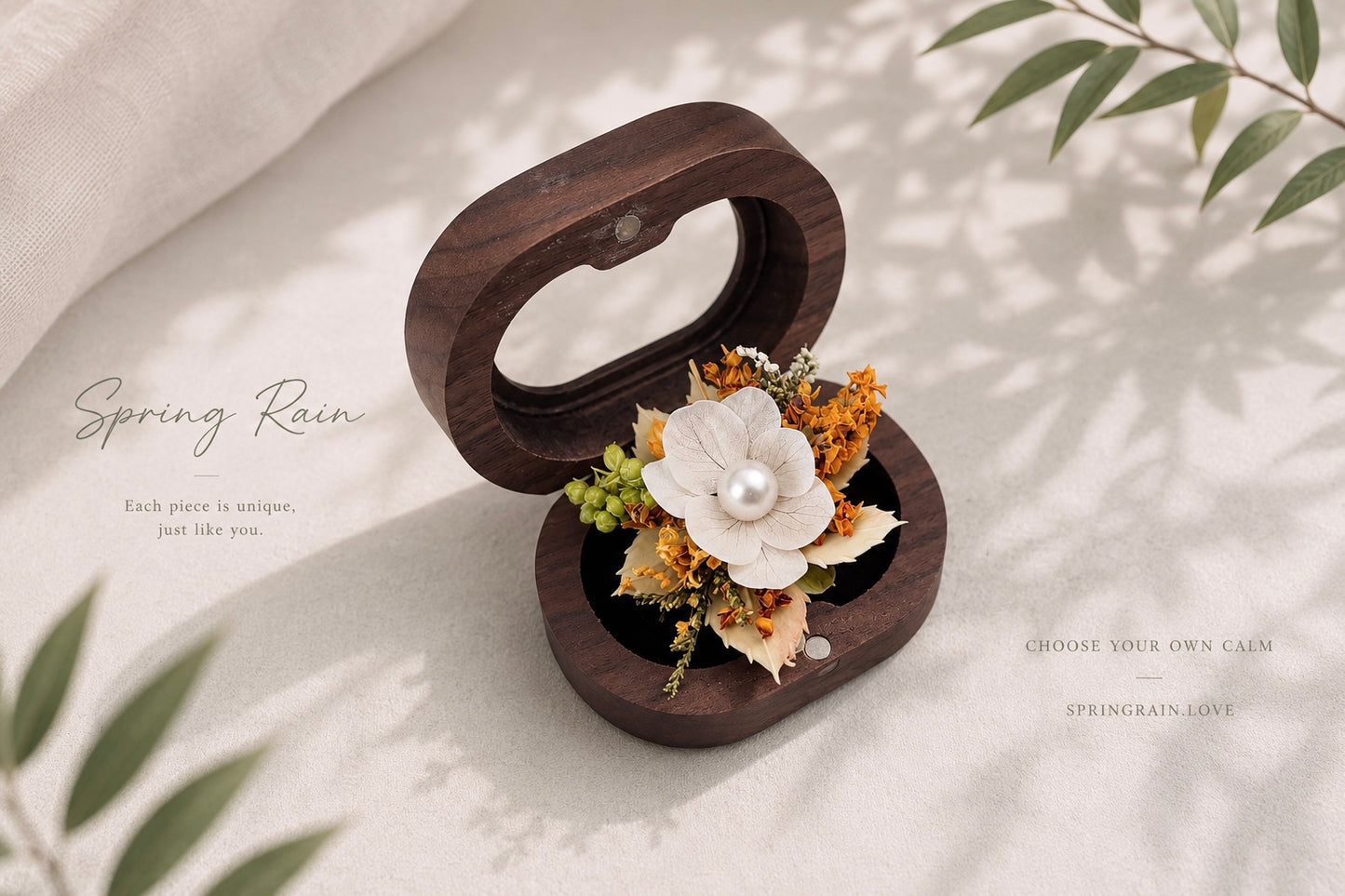 Amber Bloom Ring