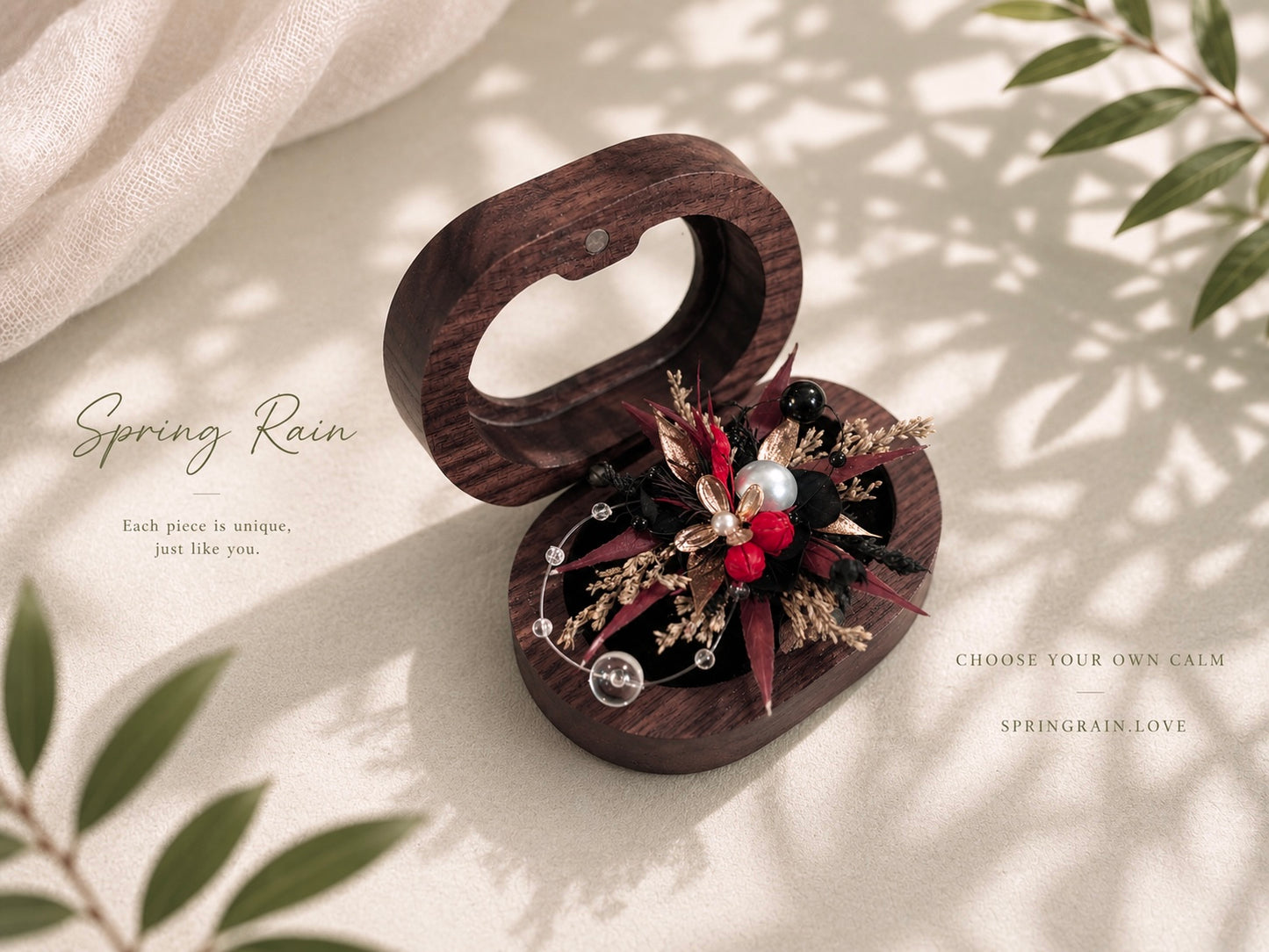 Crimson Nocturne Ring
