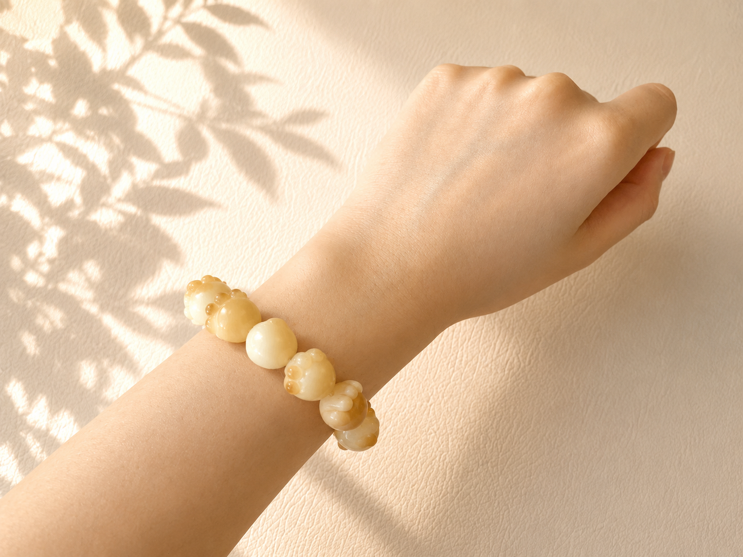 Peach Bloom Handmade Bracelet