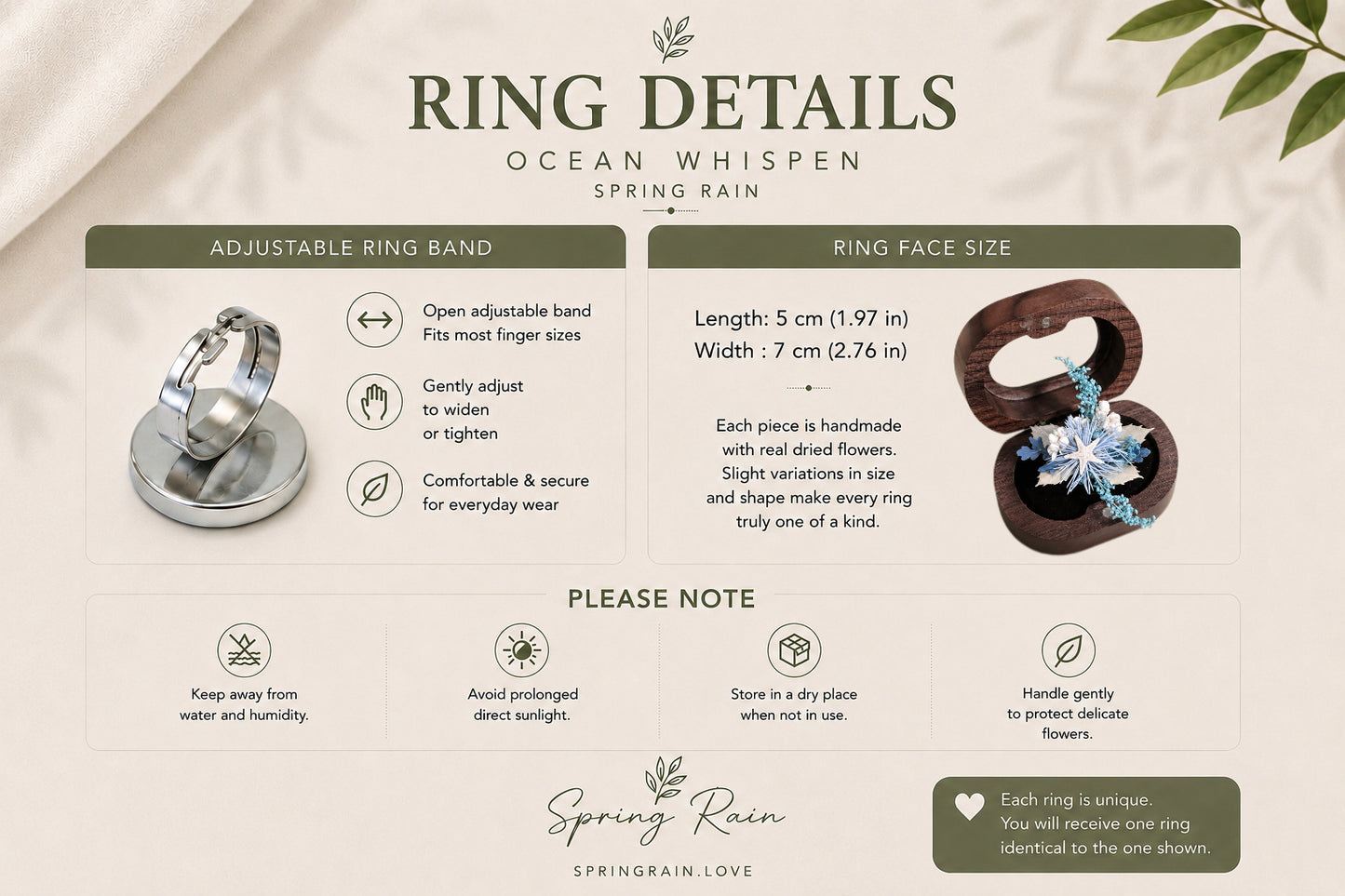 Ocean Whisper Ring