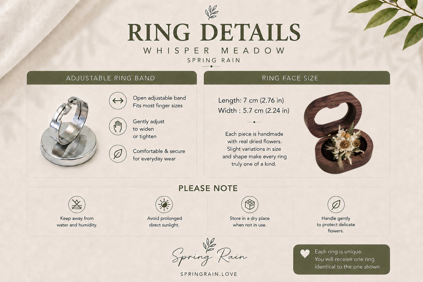Whisper Meadow Ring
